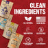 Righteous Felon Beef Jerky Variety Pack, Gluten Free Snack Packs for Adults, High Protein, Keto, Low Sugar, 4 Pack
