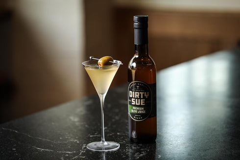 12.69 oz Dirty Sue Premium Olive Juice - Elevate Your Cocktail Game with the Ultimate Dirty Martini Experience using