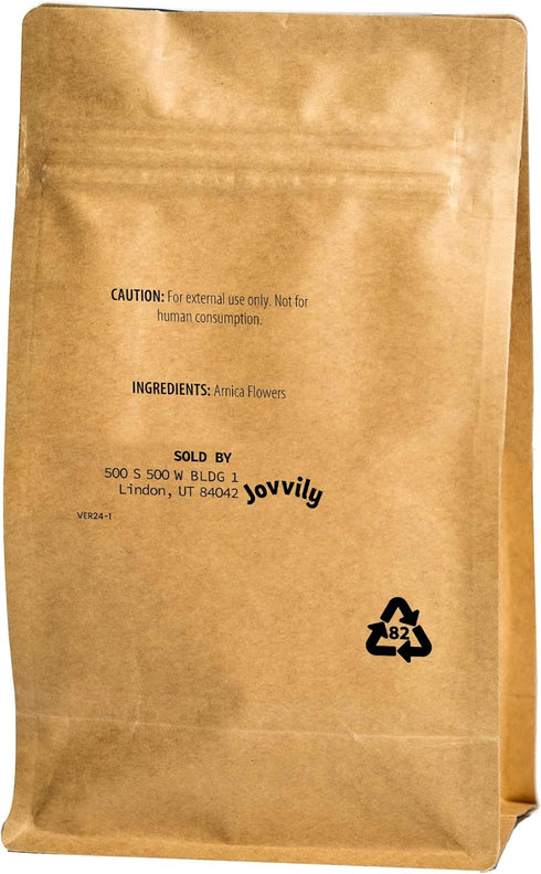 (4 Jovvily Arnica Flowers, Dried Whole, Salves & Poultices, Decorative Ounces)