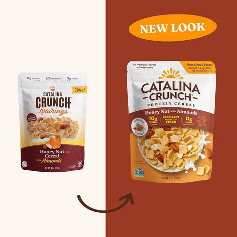 10g Pack (Pack 4) Packaging Catalina Crunch Protein Cereal | Breakfast Cereal with of Protein, No Added Sugar | Gluten