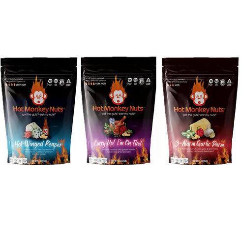Hot Monkey Nuts Spicy Artisanal Peanuts | Curry Up! I'm On Fire