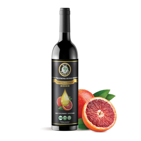 M.G. PAPPAS High Polyphenol Rich Blood Orange-Infused Olive Oil Extra Virgin -