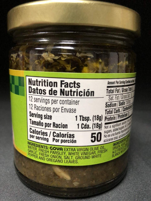 Goya Chimichurri Steak Sauce with Spanish Olive Oil (7.5 oz)