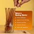MOWI WOWI 100% Pack 10 Hemp Honey Straws - USA Pure, Raw, Unfiltered Honey - Infused with Hemp Oil, Non-GMO