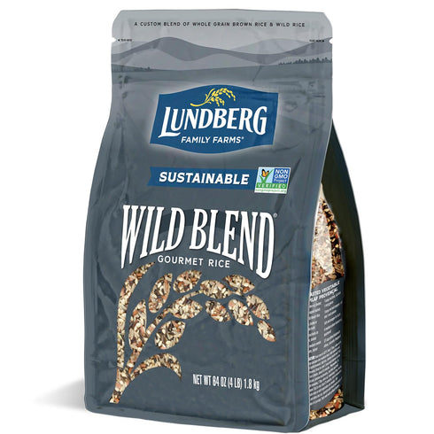 Lundberg Wild Blend Rice Sustainable Long Grain Brown Rice, Sweet Brown Rice,