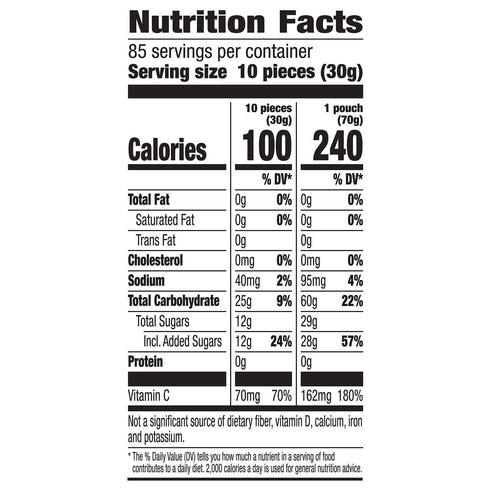 90 Oz Mott's Fruit Flavored Snacks