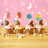 Pack 24 Easter Lollipops Candy Variety Dye-Free - Individually Wrapped Assorted Colorful Shapes Easter Suckers