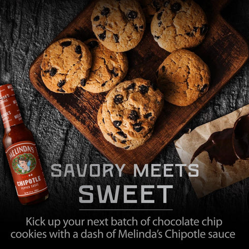 Melinda’s Chipotle Hot Sauce - Gourmet Chipotle Sauce - Made with Chipotle Peppers, Habanero Peppers, Carrots, Onion, Papaya & Lime Juice - Keto, Kosher, Vegan, Gluten Free Hot Sauce - 5oz, 1 Pack