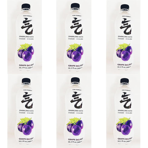 Generic Grape Delight Sparkling Water, Zero Sugar, Zero Calories, 16.2 fl oz, Pack