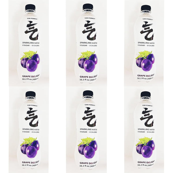 Generic Grape Delight Sparkling Water, Zero Sugar, Zero Calories, 16.2 fl oz, Pack