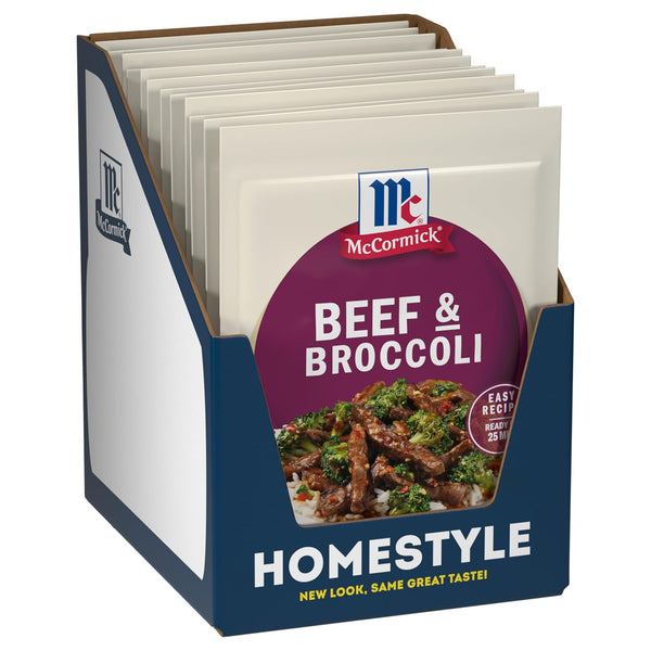 McCormick Seasoning Mix, Beef & Broccoli, No Artificial Flavors, For Restaurant-Style Beef