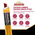 Summer Packs 1 oz., 24-Pack Johnsonville Sausage Snack Sticks - Gluten Free Protein Snacks, Jerky Snack - Cheddar