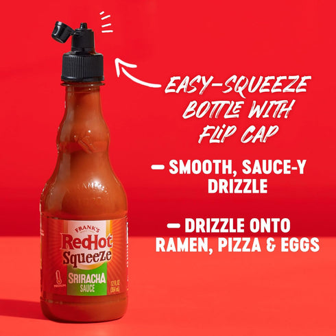 Pack, 36 oz Frank's RedHot Squeeze Sauce Variety fl