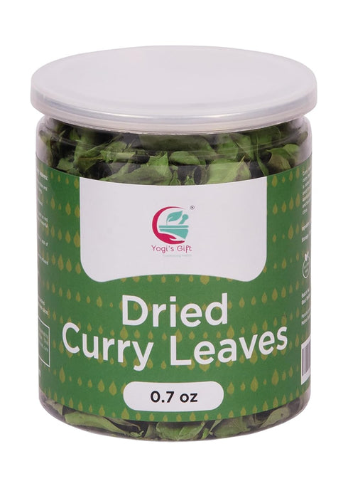 Dried Curry Leaves 0.7 Oz (900+ Leaves), Aromatic Whole Curry Leaves for Flavoring Food, Natural Herbs