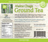 Maine Chaga Ground Tea Powder - 4oz, Coarse Ground, 100% Wild-Harvested, Caffeine-Free, 100 Servings