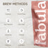12 Fabula Coffee Light Roast Whole Beans - Organic - Low Acid - Single Origin - Non-GMO - Mold Free - Ounces