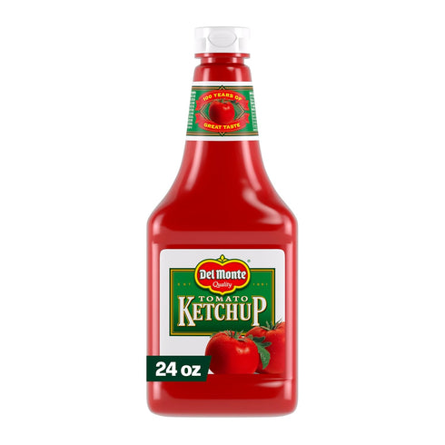 Del Monte's Classic Tomato Ketchup, 24 oz. The Perfect Blend of Sweet