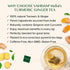 (100 100% VAHDAM Organic Turmeric Ginger Herbal Tea Bags Pyramid Tea Bags) Caffeine Free, Non GMO | Pure Herbal Blend