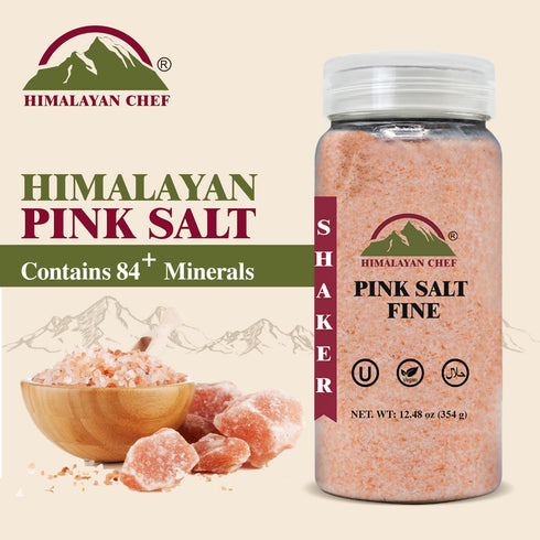 Shaker-12.50 oz Himalayan Chef Pink Salt