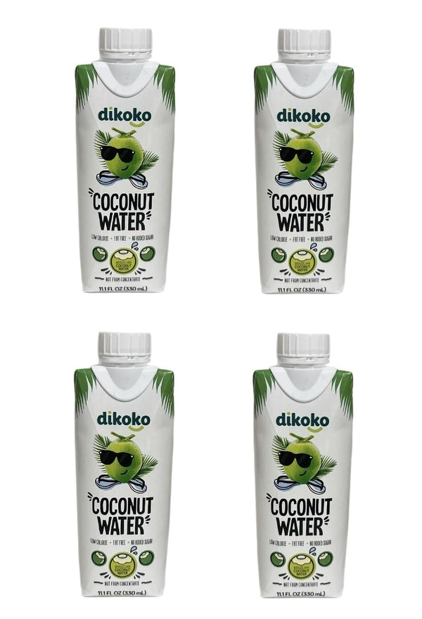 Generic Dikoko Coconut Water, Brazilian, Not from Concentrate, Low Calorie, Fat Free, No