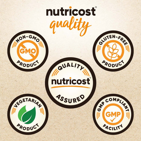 (30 (12.7 oz) 81% Nutricost Pantry Organic Peanut Butter Flour Powder Servings) - No Added Sweetener, No Added Salt