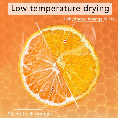 ZCFIKJ 3.52oz/100g,Natural Dehydrated Orange Slices Premium Fruit Slices Dried Orange Slice for Cocktails/Home