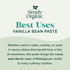 4 Simply Organic Vanilla Bean Paste, Ounce Jar, Certified Organic, Kosher, Vegan, Non-GMO Rich Soft Paste, Warm Woody