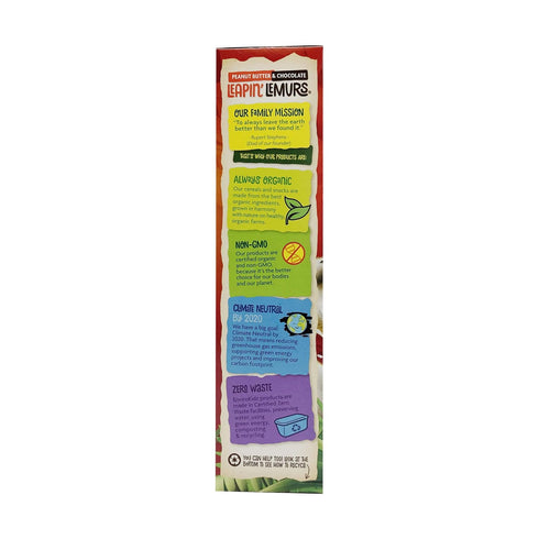 Cereal,10 Oz (Pack 4) EnviroKidz Leapin Lemurs Peanut Butter & Chocolate Organic Box,Gluten Free