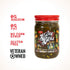 4 Pack 0g 0g (4pk, Lucky Lolas | Jarred Jalapeos, | Sodium, Fat | Party Platter, Midnight Snack, Low-Carb Diet | Gluten