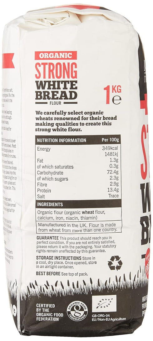 Marriage's 1kg Organic Strong White Bread Flour