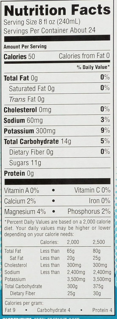365 by Whole Foods Market 17.6 oz, (Pack 12) , Coconut Water