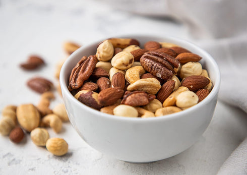 2 Filberts, Food to Live Deluxe Nuts Mix, Pounds A Blend of Dry Roasted Pecans, Cashews, Almonds, Brazil Nuts