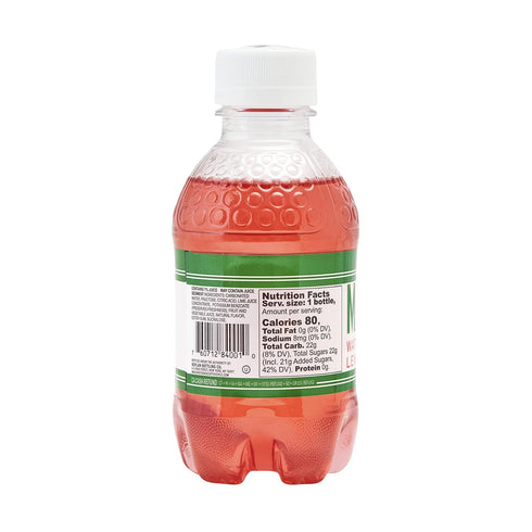 12 Count Boylan Bottling MASH Great Tasting Watermelon Lemon Lime Lightly Carbonated Fruit Drink - Low Calorie & No