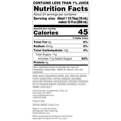 (440ml, Pack 4) SodaStream MTN Dew Code Red Drink Mix