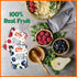 6 Pack Kravy Fruit Strips Real Fruit Snack Strips, No Added Sugar, Kosher, No Artificial Colors or Preservatives