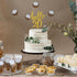 Hello 20 Cake Topper, 20th Birthday/Anniversary Party Decoration Supplies (Gold)