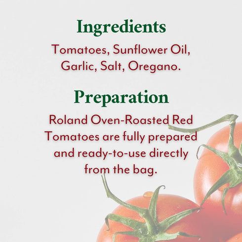 32-Ounce Roland Foods Oven Roasted Tomatoes, Specialty Imported Food, Bag