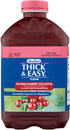 46 oz (Pack 2) Thick & Easy Clear Thickened Cranberry Juice Cocktail Flavored Drink, Nectar Consistency, fl
