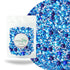 Sprinkle Pop Blue Ombre Sprinkle Mix | Monochromatic Blend of Blues & Navy Blue Sprinkles with White Pops | Undersea