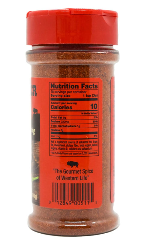 Chugwater Chili Gourmet SPICY HOT Chili Seasoning Mix, 4 oz Bottle - Wyoming State Championship Recipe