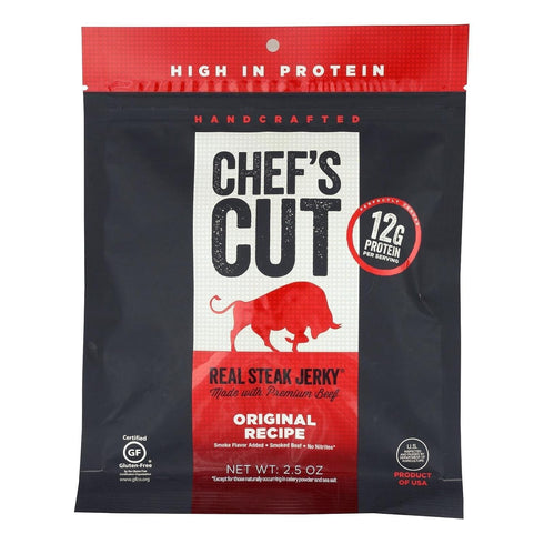 Chef's Cut Real Steak Jerky Original Recipe, 2.5 Ounce