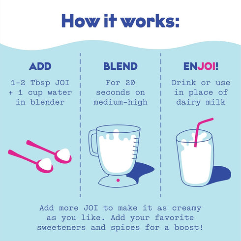 27 7 JOI Almond Milk Base, Unsweetened Plain Concentrate - Servings, Paste, Butter, Blend with Water to Make Up