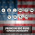 BBQ BROS RUBS (Southern Style) - Barbecue Seasonings - BBQ Spices - Dry Rub- Handcrafted BBQ Rubs for Grilling, Cooking