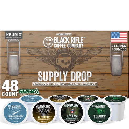 Black Rifle Coffee Company Supply Drop Variety Pack (48 Count of K