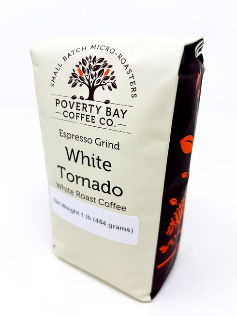 White Coffee - 2lb Bag of White Tornado Coffee Beans Roasted By