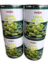 Meijer 4-Pack 8.5 4-8.5 oz Ounce Cans Vegtables (Lima Beans cans)