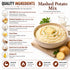15g 110 7 ProtiFit Protein Mashed Potato Mix, Protein, Calories, Low Sugar, Low Fat, Gluten Free, Servings Per Box