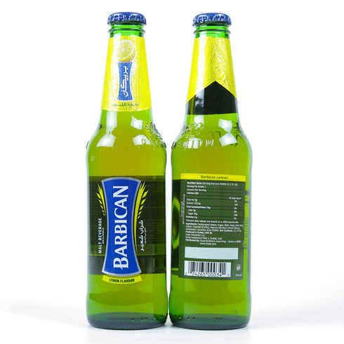 Apple Barbican Pack 6 330ML Barbican Apple Flavor Malt Beverage " Non Alcoholic " Drink - of Glass Bottles !
