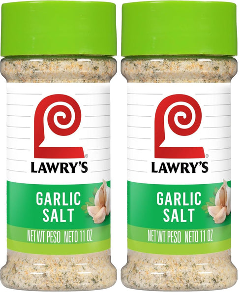 Lawrys Garlic Salt, Coarse Ground with Parsley, No MSG Added, Kosher Certified,