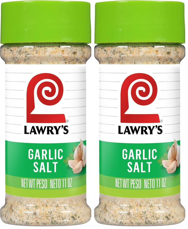 Lawrys Garlic Salt, Coarse Ground with Parsley, No MSG Added, Kosher Certified,